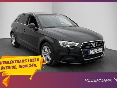 Begagnad Audi A3 131 HK (96 kW) 2019 Svart Halvkombi