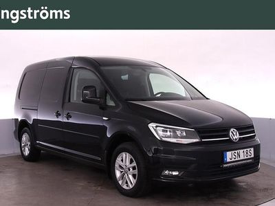 Deep black perleffekt Begagnad 2020 VW Caddy Maxi Minibuss | 199 000 kr (Superpris)