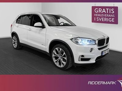 begagnad BMW X5 xDrive 40e 313hk 360° Navi H/K Panorama Skinn