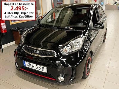 Begagnad Kia Picanto Edition 7 67 HK (49 kW) 2015 Svart Halvkombi