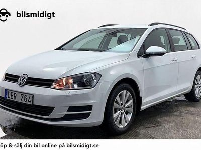 Begagnad VW Golf VII 105 HK (77 kW) 2013 Vit Kombi