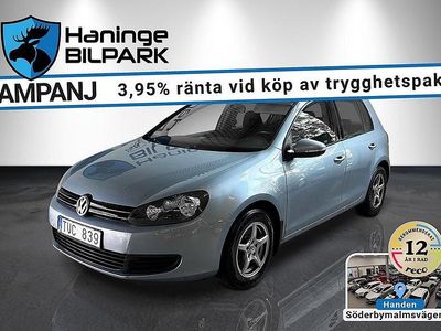Blå Begagnad 2009 VW Golf VI Halvkombi | 49 900 kr (Marknadspris)