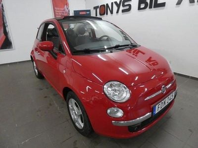 Begagnad Fiat 500C Lounge 69 HK (50 kW) 2014 Röd Cab