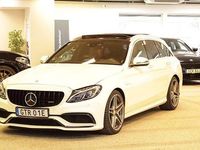 Begagnad Mercedes C63 AMG AMG 476 HK (350 kW) 2018 Vit Kombi