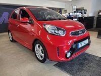Begagnad Kia Picanto 67 HK (49 kW) 2017 Röd Halvkombi