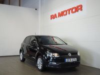 Begagnad VW Polo 90 HK (66 kW) 2016 Svart Halvkombi