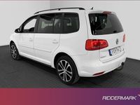 begagnad VW Touran 1.4 TSI EcoFuel 150hk Kamera Dragkrok