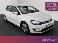 begagnad VW e-Golf 24.2 kWh Comfort Navi Adaptiv-fart 2015, Halvkombi