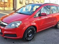 Begagnad Opel Zafira 141 HK (103 kW) 2006 Röd Minibuss