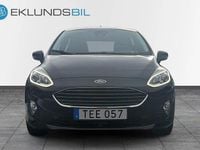 Begagnad Ford Fiesta Titanium 101 HK (74 kW) 2018 Svart Halvkombi