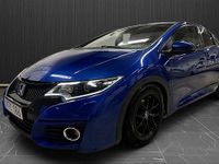 Begagnad Honda Civic Sport 141 HK (103 kW) 2015 Blå Halvkombi