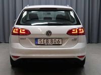 Begagnad VW Golf VII 105 HK (77 kW) 2015 Vit Kombi