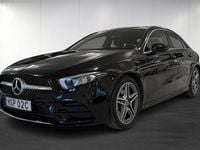 Begagnad Mercedes A180 AMG line 136 HK (100 kW) 2022 Svart Sedan