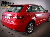 Begagnad Audi A3 Sportback Proline 116 HK (85 kW) 2019 Röd Halvkombi
