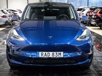 Begagnad Tesla Model Y Long Range AWD 378 kW (514 HK) 2022 Blå SUV