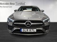 begagnad Mercedes CLA200 Moms/AMG/Panorama/Widescreen/Navi 2021 Grå