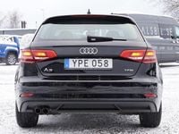 Begagnad Audi A3 150 HK (110 kW) 2018 Brilliantsvart Kombi