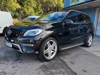 Begagnad Mercedes ML350 AMG line 258 HK (189 kW) 2013 Svart SUV