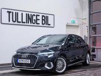 Begagnad Audi A3 Sportback Comfort 150 HK (110 kW) 2020 Svart Halvkombi