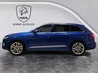Begagnad Audi Q7 S-Line 373 HK (274 kW) 2017 Blå SUV