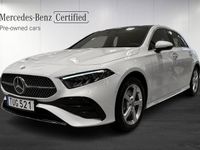 begagnad Mercedes A250 A-KlassLaddhybrid Demo AMG line Advance plus paket Panorama Navi Backkamera