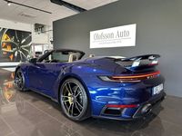 Begagnad Porsche 911 Turbo S Cabriolet 650 HK (478 kW) 2022 Blå Cab