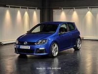 Begagnad VW Golf VI R 271 HK (199 kW) 2010 Blå Halvkombi