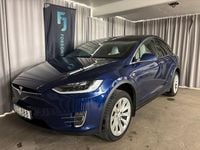 Begagnad Tesla Model X 230 kW (313 HK) 2016 Blå SUV
