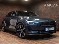 Begagnad Polestar 2 Long Range Single Motor 169 kW (231 HK) 2021 Blå Halvkombi