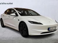 Begagnad Tesla Model 3 Long Range AWD 366 kW (498 HK) 2023 Vit Sedan