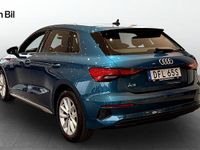Begagnad Audi A3 Sportback Proline 150 HK (110 kW) 2022 Blå Halvkombi