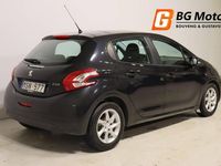 Begagnad Peugeot 208 68 HK (50 kW) 2012 Svart Halvkombi