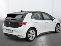 Begagnad VW ID.3 Pro Performance 150 kW (204 HK) 2021 Vit Halvkombi