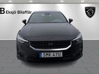 Begagnad Polestar 2 Long Range Dual motor 300 kW (408 HK) 2021 Svart Halvkombi
