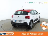 Begagnad Citroën C3 PureTech 112 HK (82 kW) 2018 Vit Sedan