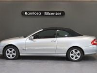 Begagnad Mercedes CLK200 Elegance 163 HK (119 kW) 2003 Silver Cab