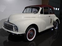 Begagnad Morris Minor 1950 Gräddvit Cab