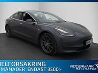Begagnad Tesla Model 3 Standard Range Plus 189 kW (258 HK) 2019 Grå Sedan