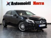Begagnad Mercedes A180 AMG line 109 HK (80 kW) 2015 Svart Halvkombi
