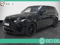 Begagnad Land Rover Range Rover Sport SVR 551 HK (405 kW) 2017 Svart SUV