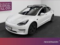 begagnad Tesla Model 3 Long Range AWD Sv.Såld Pano AP Drag 2020, Halvkombi