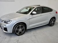 Begagnad BMW X4 M Sport 313 HK (230 kW) 2017 Silver SUV