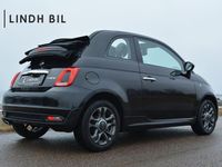 Begagnad Fiat 500C Sport 71 HK (52 kW) 2022 Svart vesuvio metallic Cab