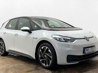 Begagnad VW ID.3 Pro 150 kW (204 HK) 2022 Vit Halvkombi