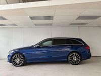 Begagnad Mercedes C250 AMG 204 HK (150 kW) 2018 Blå (blå metallic) Kombi