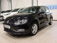 Begagnad VW Polo 90 HK (66 kW) 2016 Svart Halvkombi