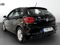 Begagnad VW Polo 95 HK (69 kW) 2018 Svart Halvkombi