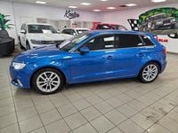 Begagnad Audi A3 Proline 150 HK (110 kW) 2018 Blå Sedan