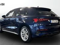 Begagnad Audi A3 Advanced Plus 150 HK (110 kW) 2022 Navarrablå metallic Sedan
