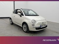 begagnad Fiat 500C Cab 1.2 69hk Lounge Sensorer Välservad 0,43l/mil